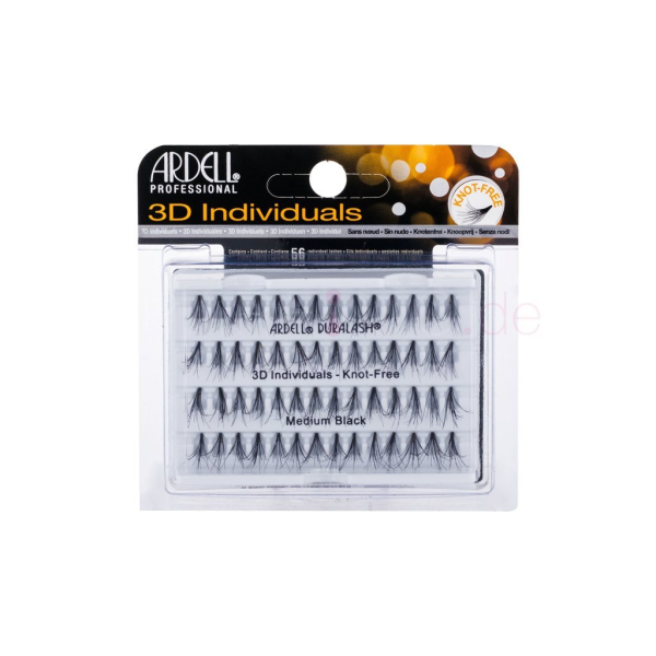 Ardell 3D Individuals Duralash Knot-Free Medium Black 56 Stück