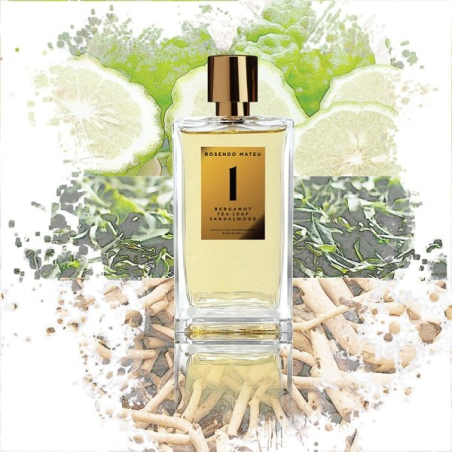 Rosendo Mateu Olfactive Expressions  Nº 1, Bergamot / Tea Leaf / Sandalwood, Eau de Parfum Unisex, 100 ml