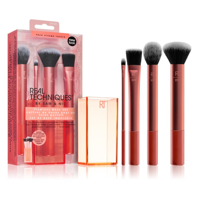 Make-up-Pinsel-Gürtel Mit 28 Fächern Aus Kunstleder – Praktisch Für Profis & Unterwegs (Rot)