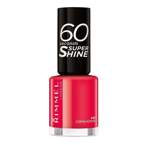 Rimmel 60 Seconds Super Shine, Nagellack, 8 ml, 430-coralicious