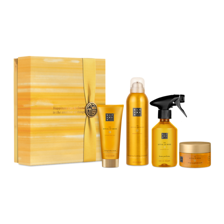 Rituals The Ritual of Mehr, Energising Routine, Duschschaum 200 ml, Körpercreme 100 ml, Körperpeeling 125 g