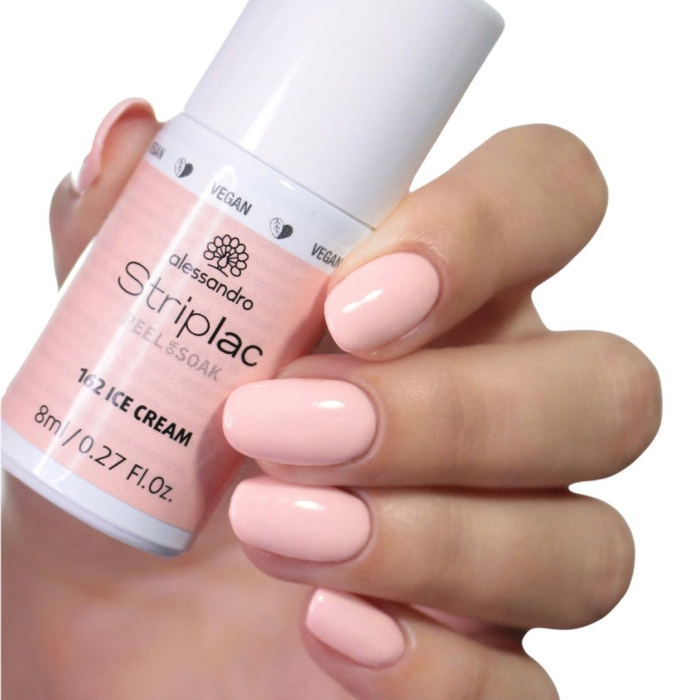 Alessandro Striplac Peel Or Soak Nagellack – LED-Lack In 616 Gravity Grey, 5 Ml