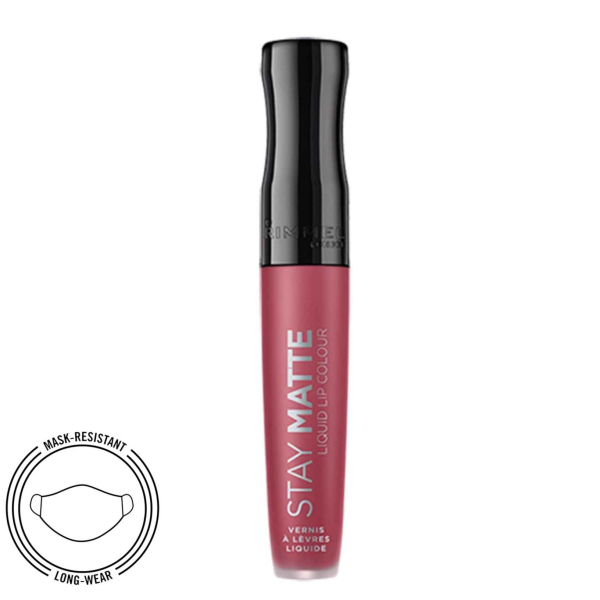 Rimmel Stay Matte, Matter Flüssig-Lippenstift, 5,5 ml, 210 Rose & Shine