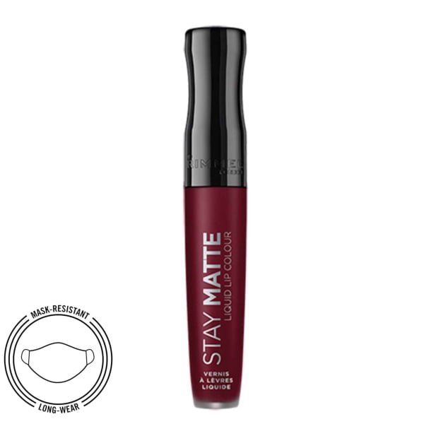Rimmel Stay Matte, Matter Flüssig-Lippenstift, 5,5 ml, 810 Plum This Show