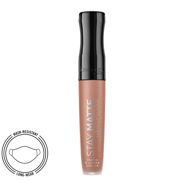 Rimmel Stay Matte, Matter Flüssig-Lippenstift, 5,5 ml, 710 Latte To Go