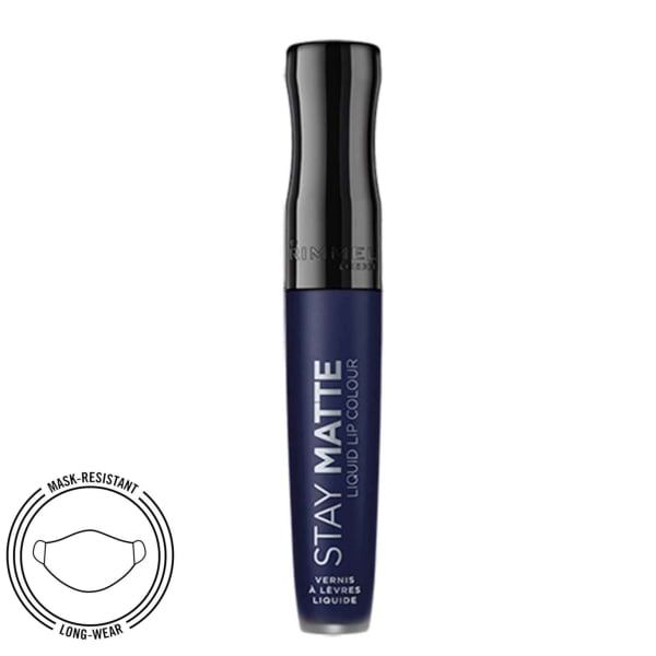 Rimmel Stay Matte, Matter Flüssig-Lippenstift, 5,5 ml, 830 Blue Iris