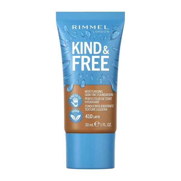Rimmel Kind & Free, leichtes feuchtigkeitsspendendes Make up, 30 ml, 410 Latte